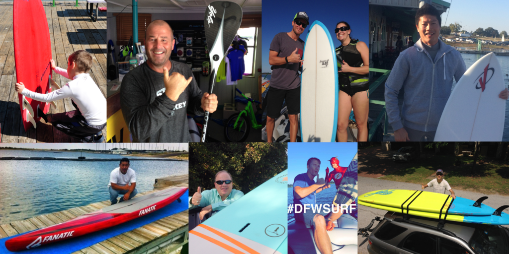 DFW Surf Shop Satisfied Customers