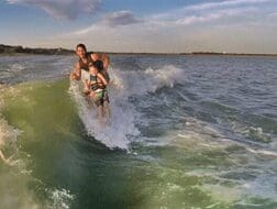 Kids surf free every Tuesday on Lake Grapevine