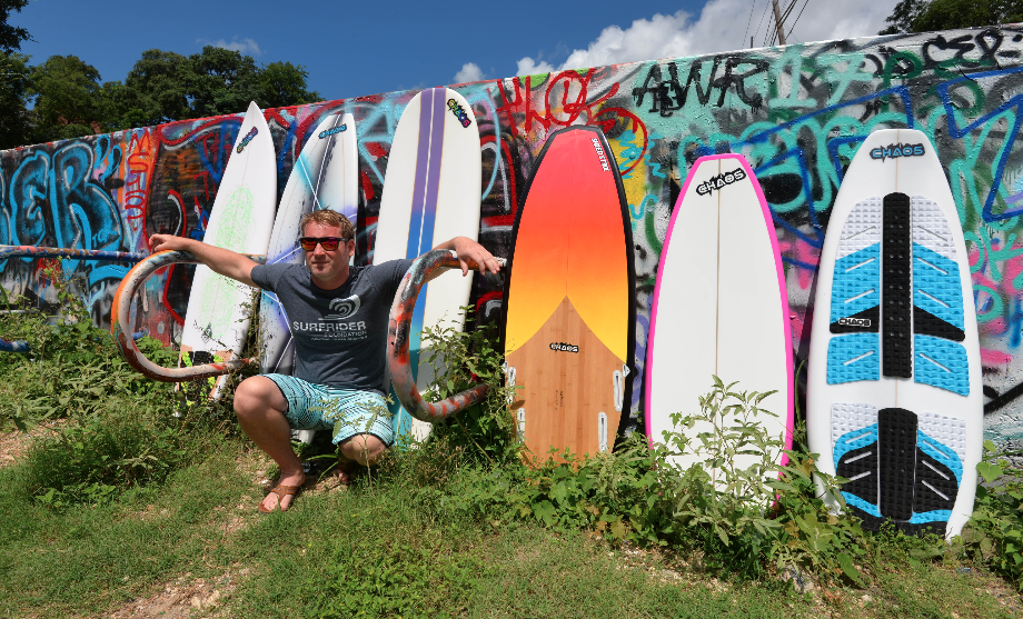 Nick Wiersema Chaos Surfboards and Shredstixx