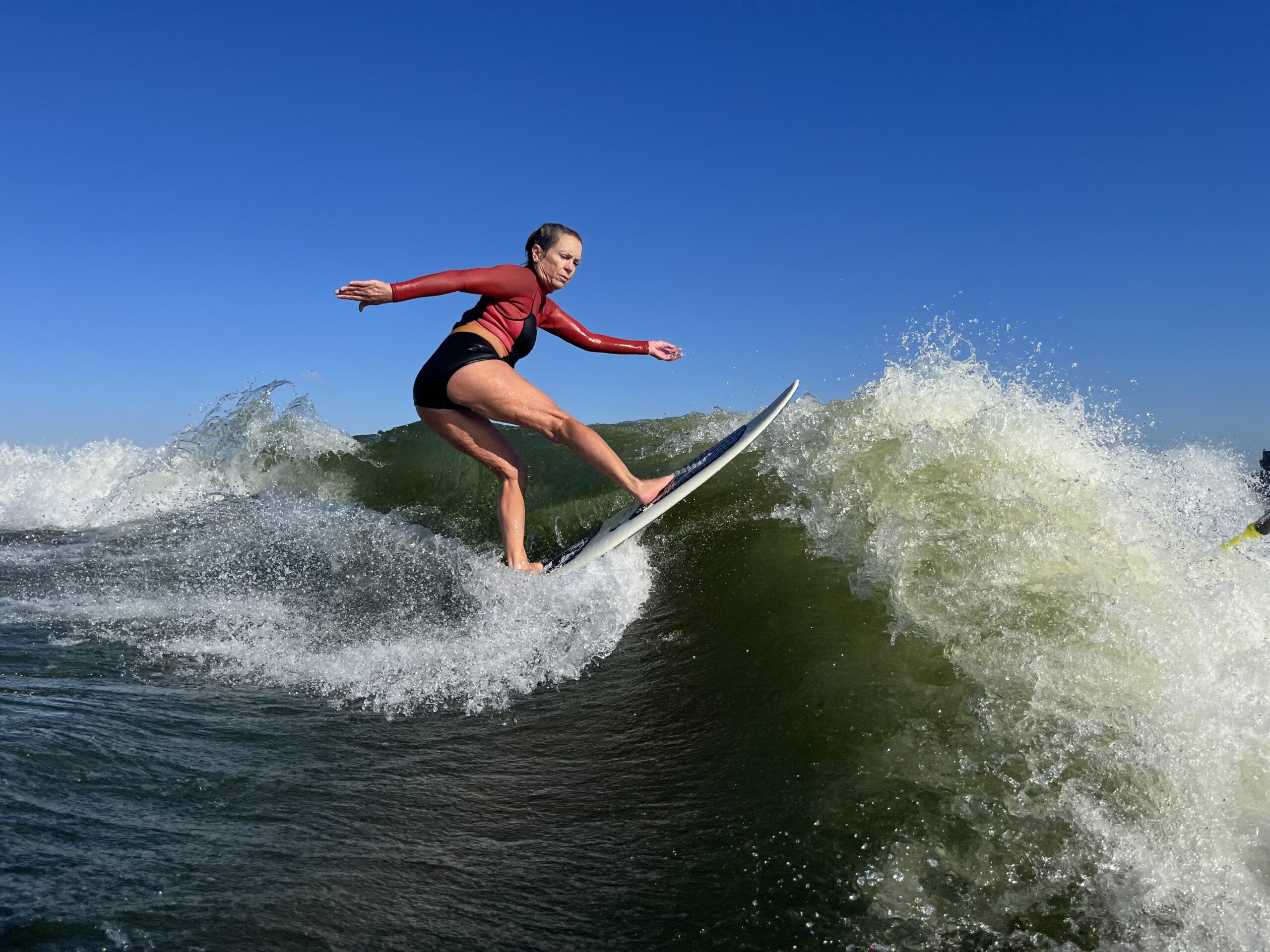 Elaina Lui on her Cassidy Gail Pro Model Kanuk Board