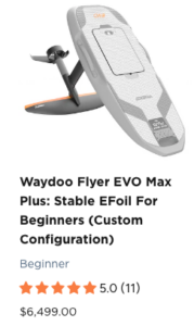 E-Foil for sale Dallas/ Fort Worth Waydoo Flyer Evo Max Plus